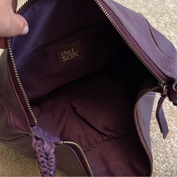 THE SAK Purple Leather Women's Bag - Picture 5 of 10